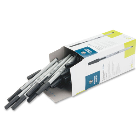 Business Source Bulk Pack Ballpoint Stick Pens - Alternate-Image1