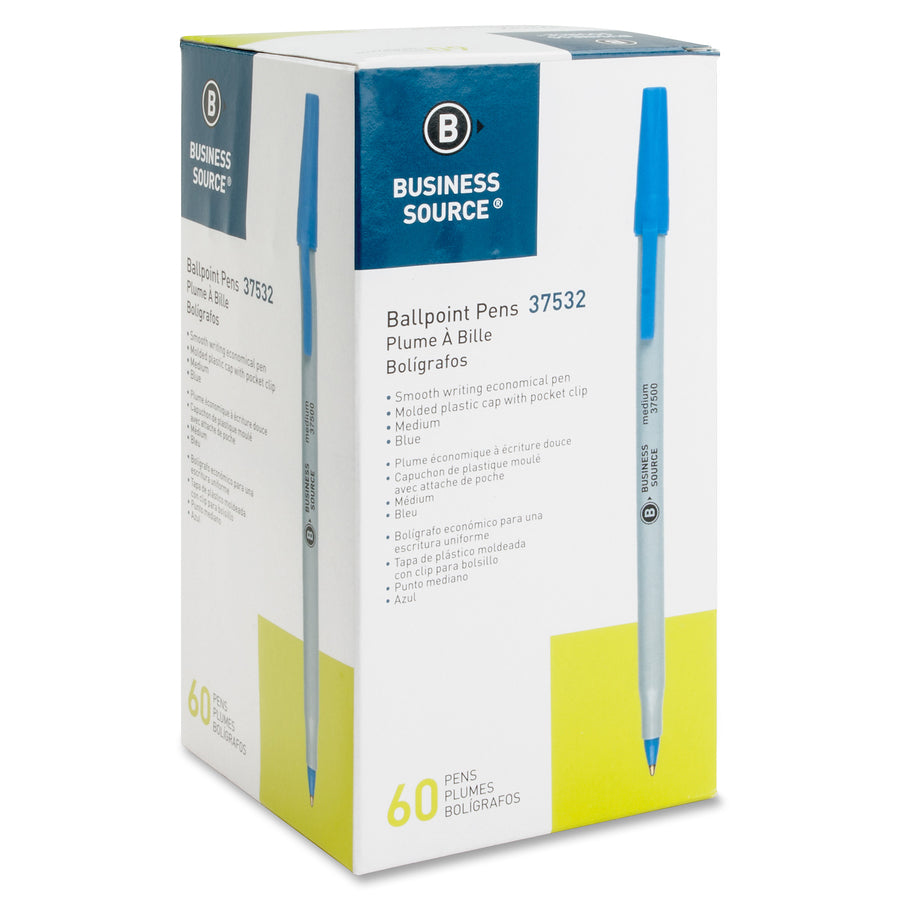 Business Source Bulk Pack Ballpoint Stick Pens - Alternate-Image2