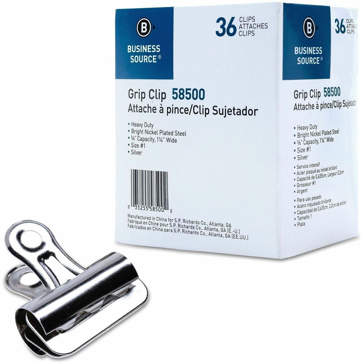Business Source Bulldog Grip Clips - 2000