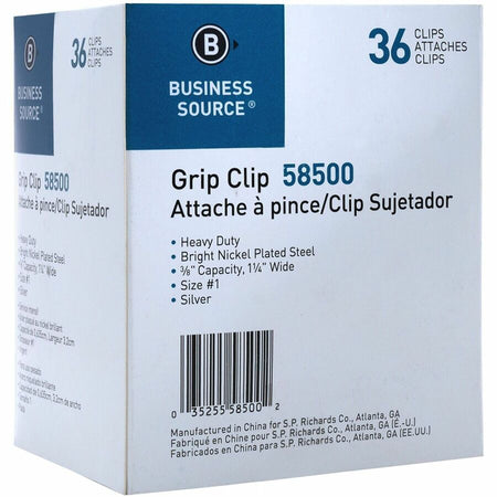 Business Source Bulldog Grip Clips - Left