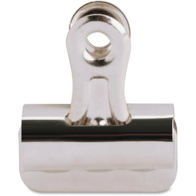 Business Source Bulldog Grip Clips - No. 1 - Heavy Duty - Silver - 36/Box - Binder