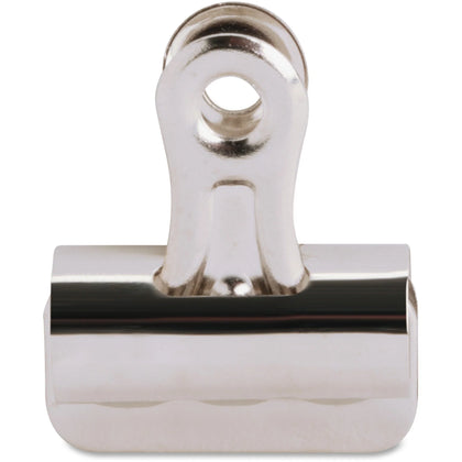 Business Source Bulldog Grip Clips - No. 1 - Heavy Duty - Silver - 36/Box - Binder