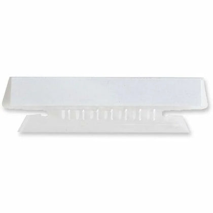 Business Source Clear Plastic Tabs - 25-Pack 3.50’’ Width - Index Accessories & Page Markers