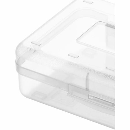 Business Source Clear Polypropylene Pencil Case - Organize Writing Supplies - Boxes