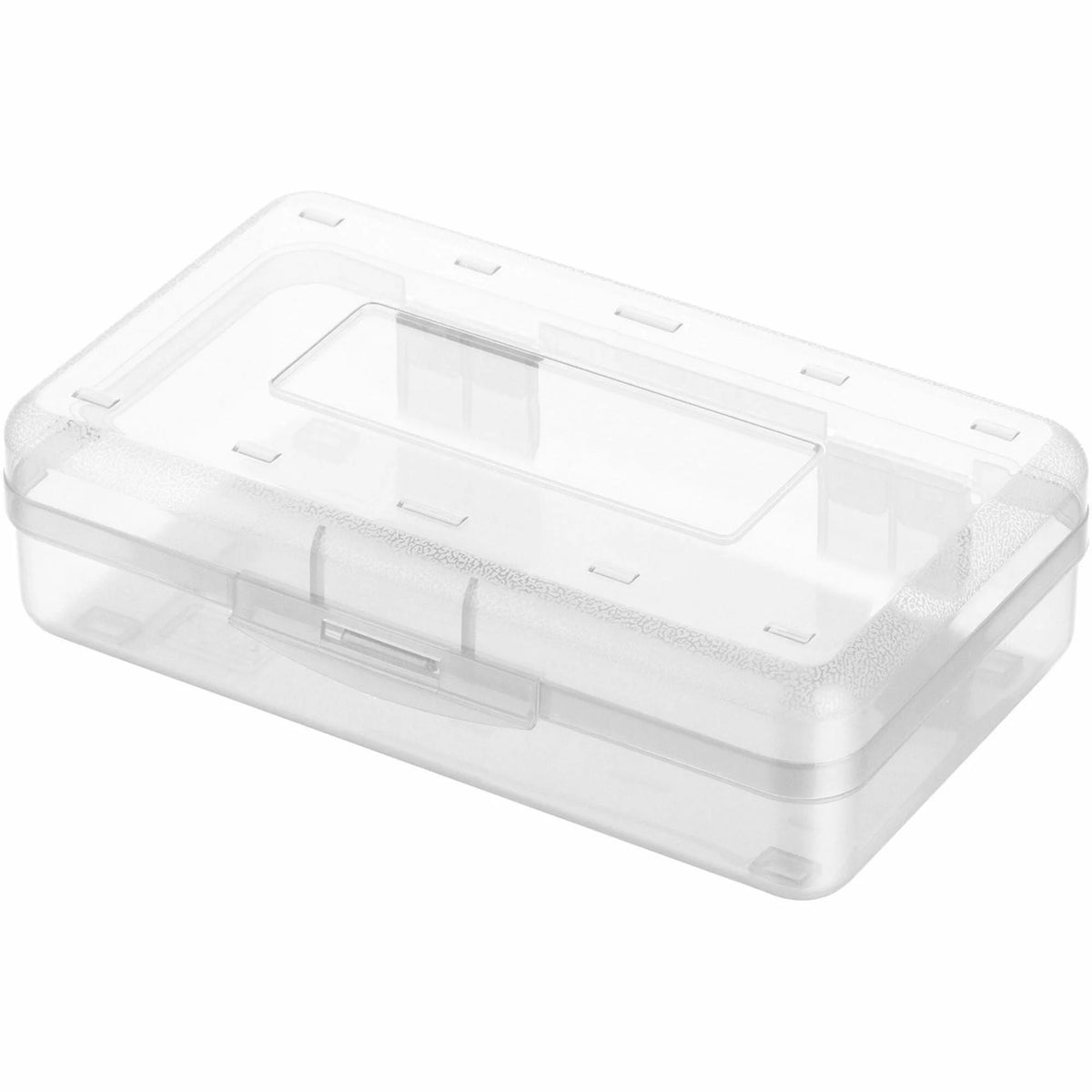 Business Source Clear Polypropylene Pencil Case - Organize Writing Supplies - Boxes