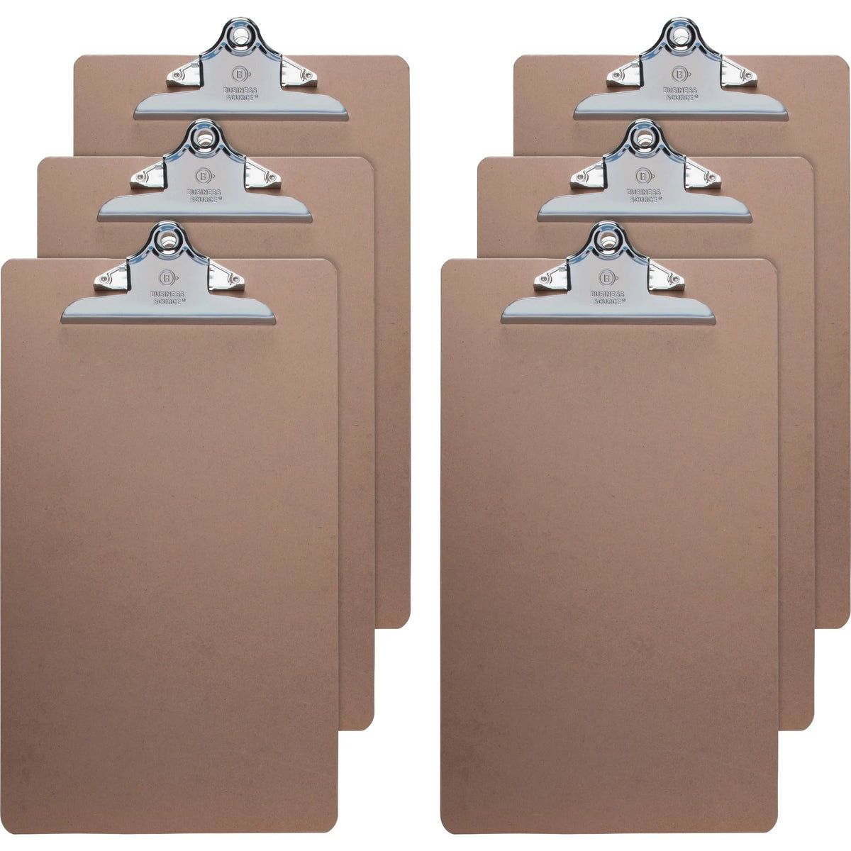 Business Source Clipboard: 9’’ x 15 1/2’’ Hardboard Bundle - Clipboards