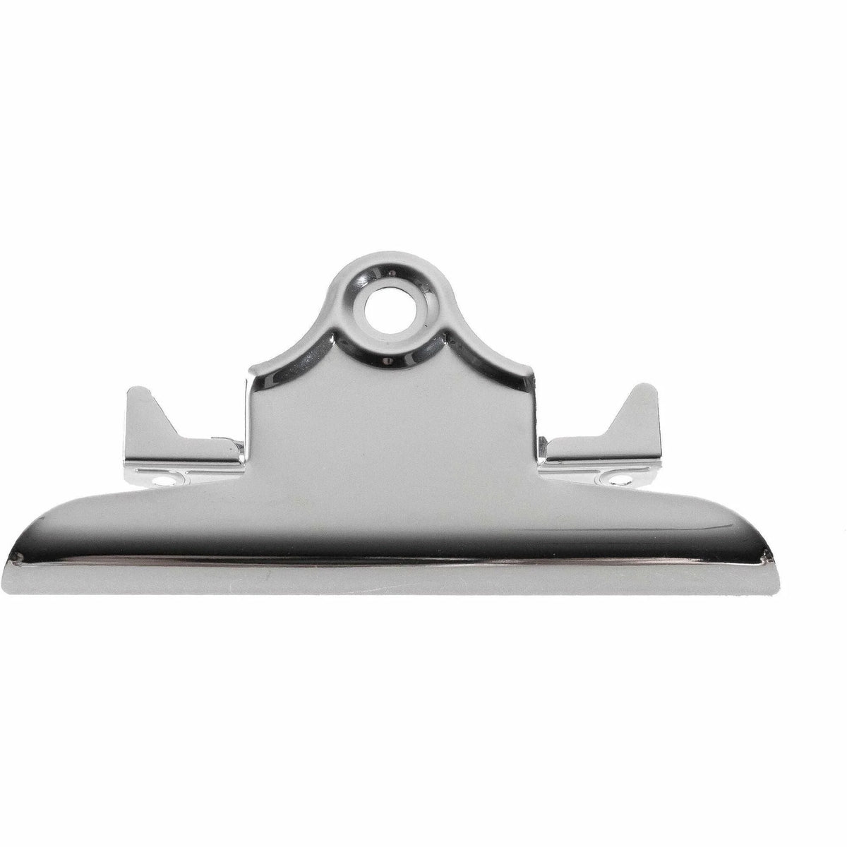 Business Source Clipboard Metal Clip - 6’’ Width - Nickel Plated - 1 Each - Clipboards