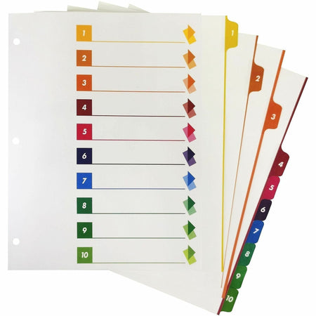 Business Source Color-coded Table of Contents/Tabs Index Dividers - 2000