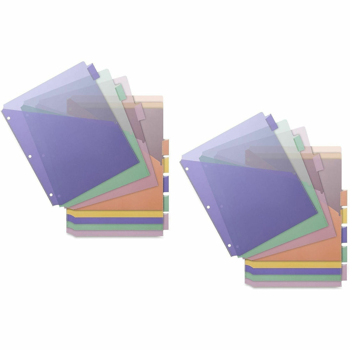 Business Source Double Pocket Index Dividers - 2000
