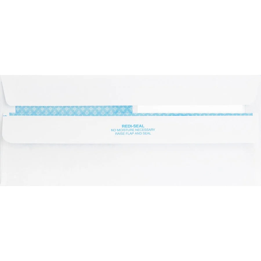 Business Source Double Window No. 8-5/8 Check Envelopes - Self-sealing - 500/Box