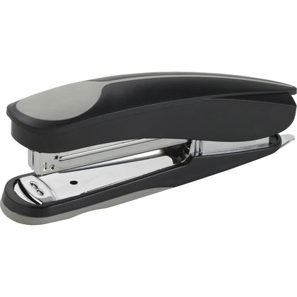 Business Source Dual Shot Stapler: Staples 20 Sheets - Holds 210 - 0.25’’ Size - Black - Staplers