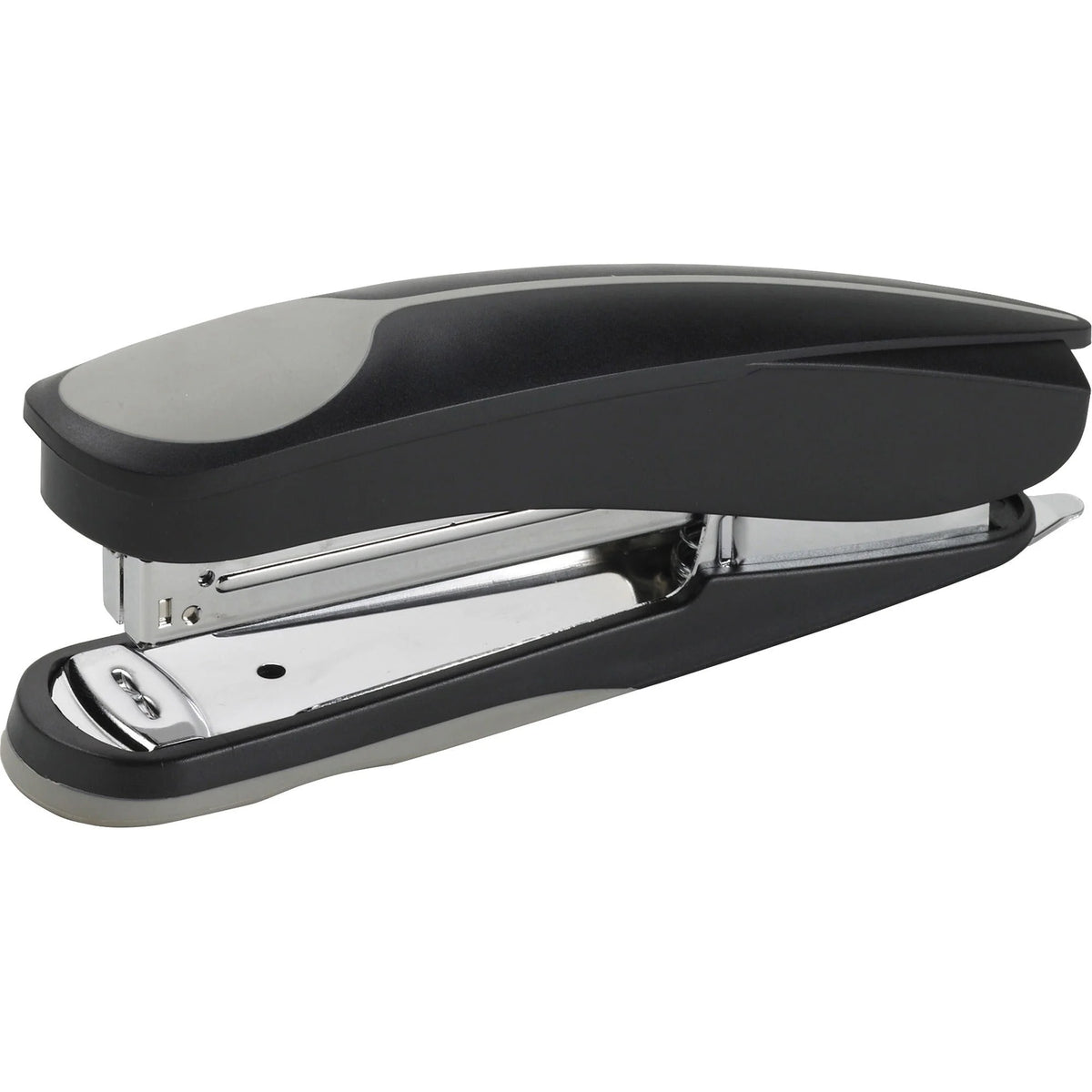 Business Source Dual Shot Stapler: Staples 20 Sheets - Holds 210 - 0.25’’ Size - Black - Staplers