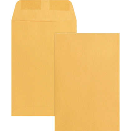 Business Source Durable Kraft Catalog Envelopes - 6x9 - 24 lb - 500/Box - Large Format
