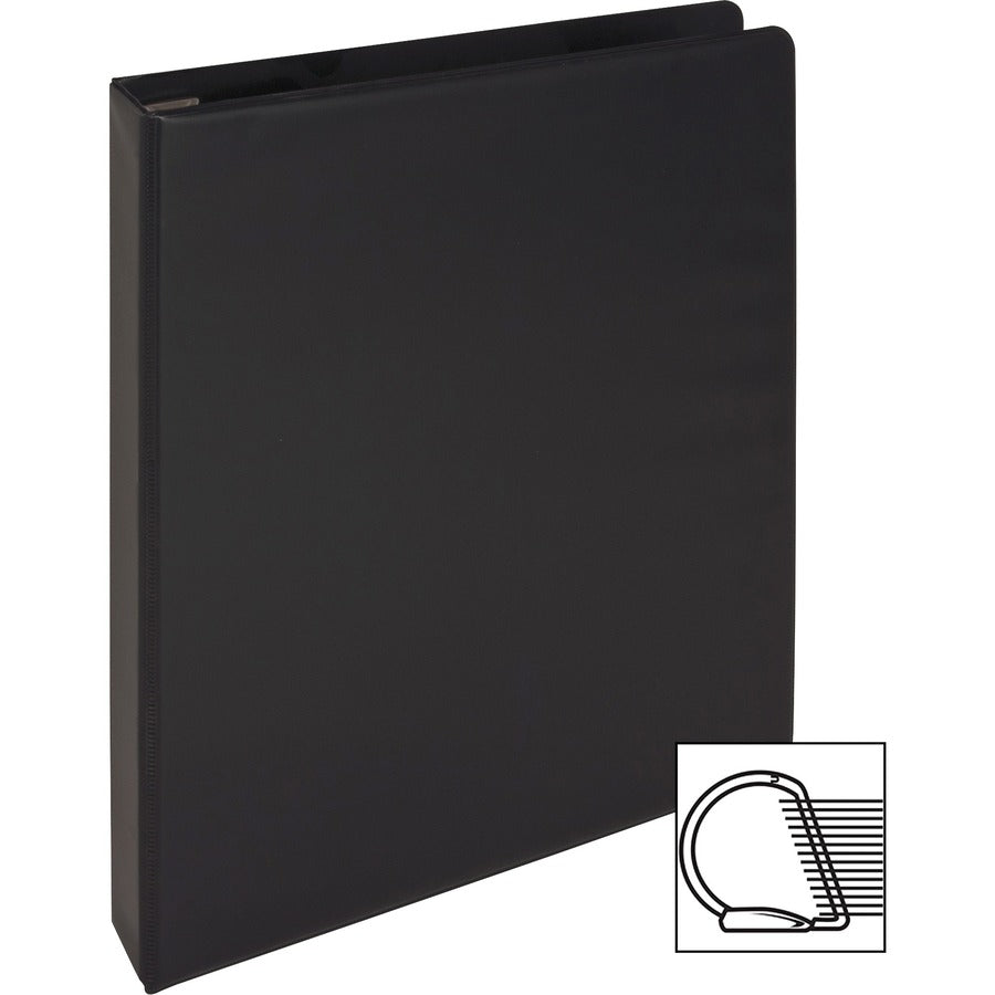 Business Source EasyOpen Locking Slant-D Ring Binders - Left