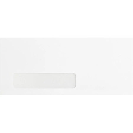 Business Source Economical No. 10 Window Envelopes - White - 500/Box