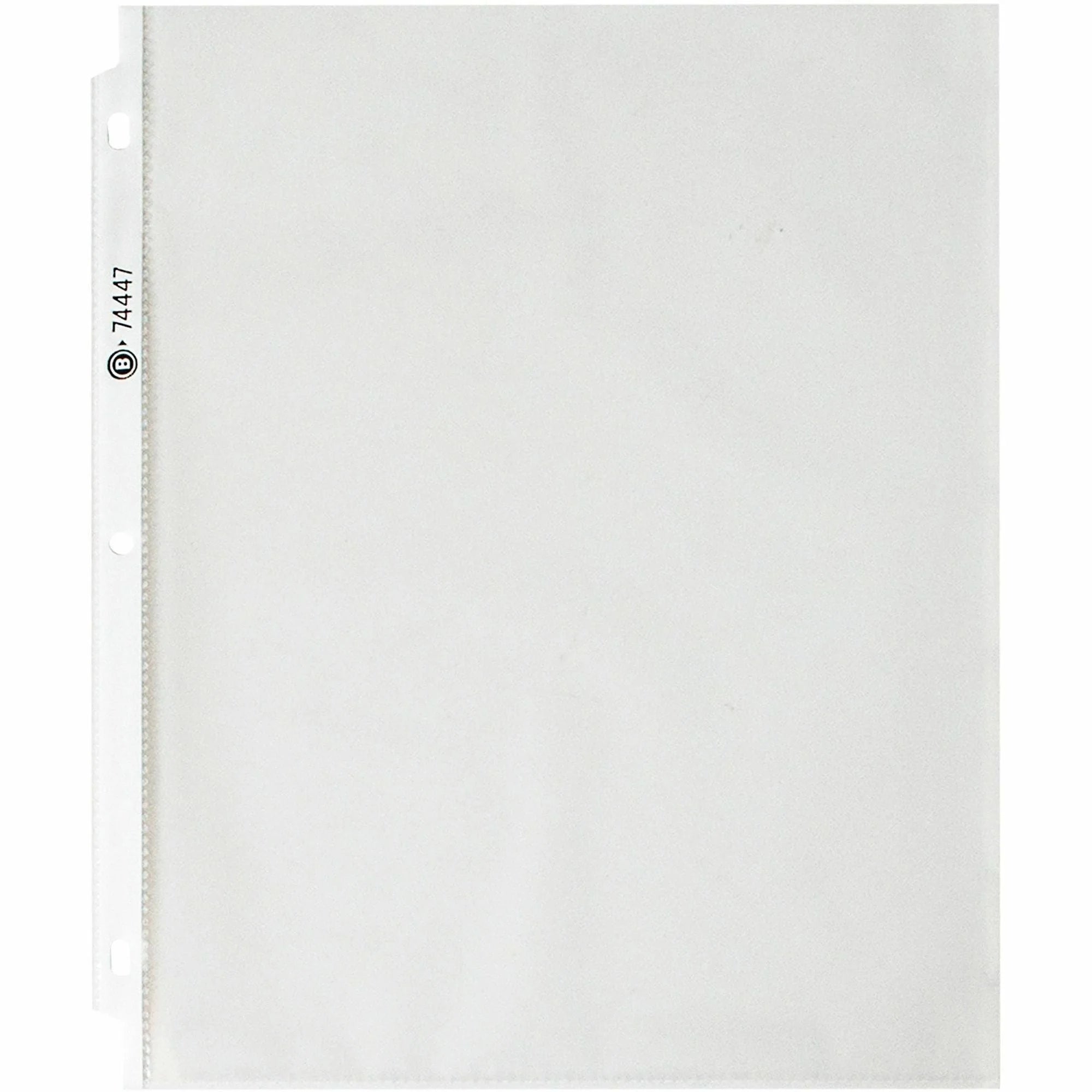 Business Source Economy Weight Sheet Protectors - 100/Pack - 2 mil Thickness