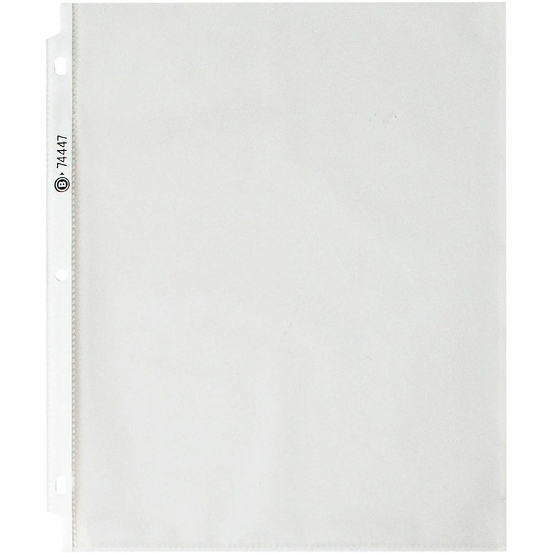 Business Source Economy Weight Sheet Protectors - 100/Pack - 2 mil Thickness