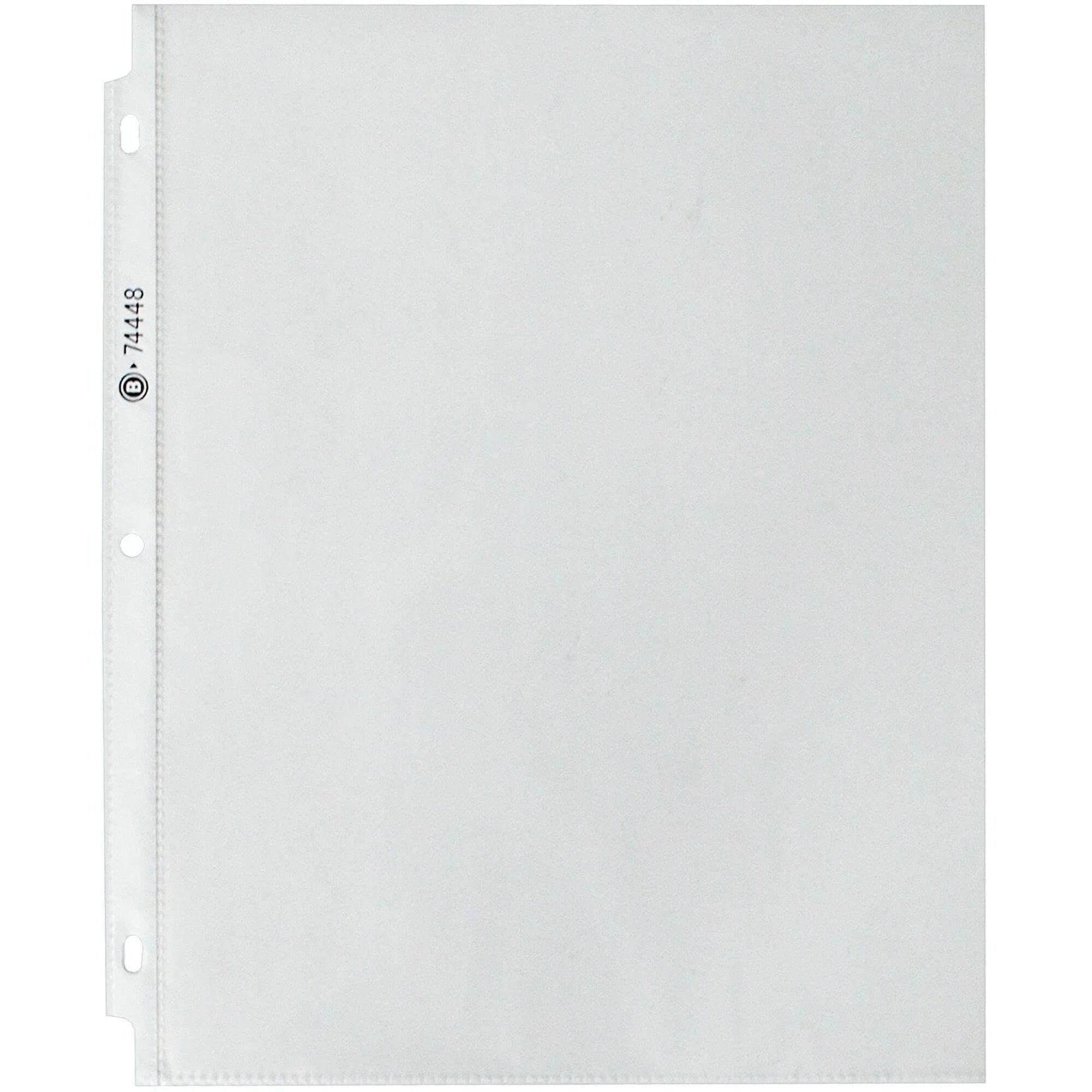 Business Source Economy Weight Sheet Protectors - 200/Box - Letter Size - 2 mil Thickness