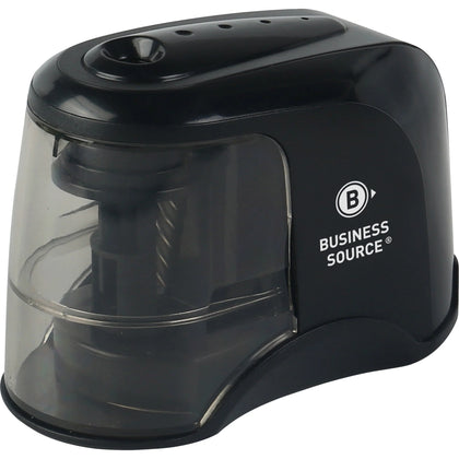 Business Source Electric Pencil Sharpener - AC Adapter Powered - Sharpeners