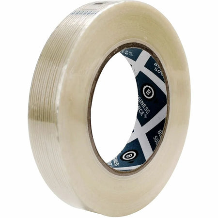 Business Source Filament Tape: 1’’ x 60 yd White Fiberglass - Reinforcing Tape