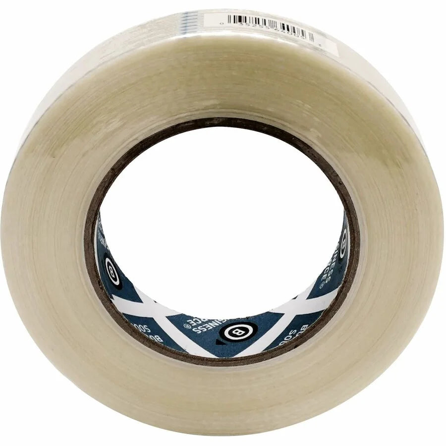 Business Source Filament Tape: 1’’ x 60 yd White Fiberglass - Reinforcing Tape