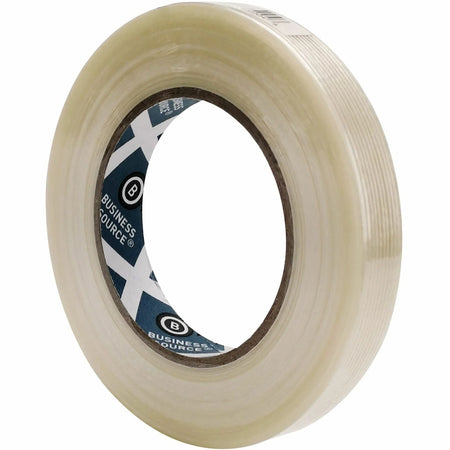 Business Source Filament Tape - 60 yd x 0.75’’ - White Fiberglass - Reinforcing