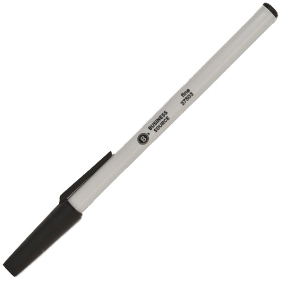 Business Source Fine Point Ballpoint Stick Pens - Alternate-Image1