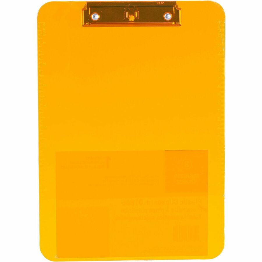 Business Source Flat Clip Clipboard - Rear