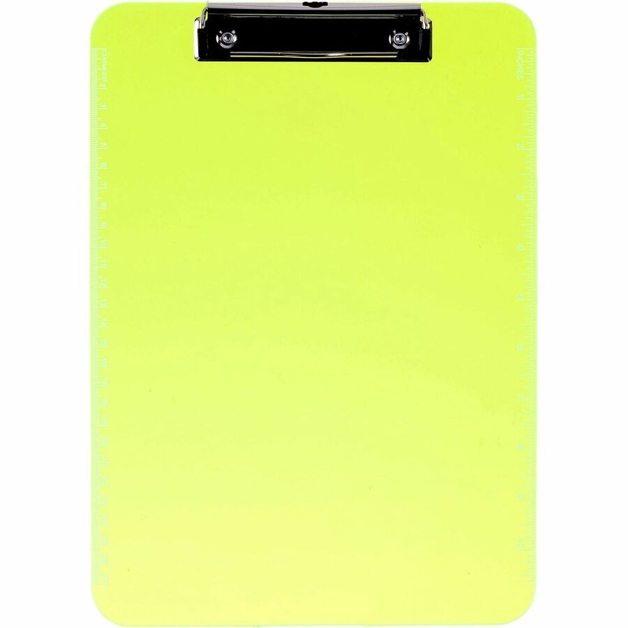 Business Source Flat Clip Clipboard - Front