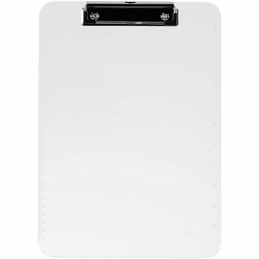 Business Source Flat Clip Clipboard - Front