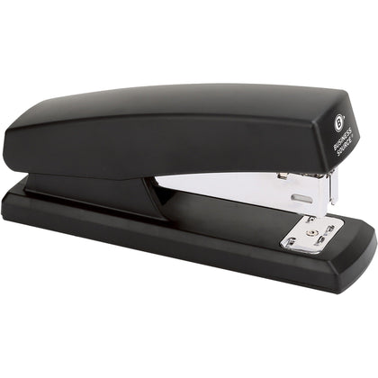 Business Source Half-Strip Stapler: Staples 20 Sheets - Holds 105 - Staplers