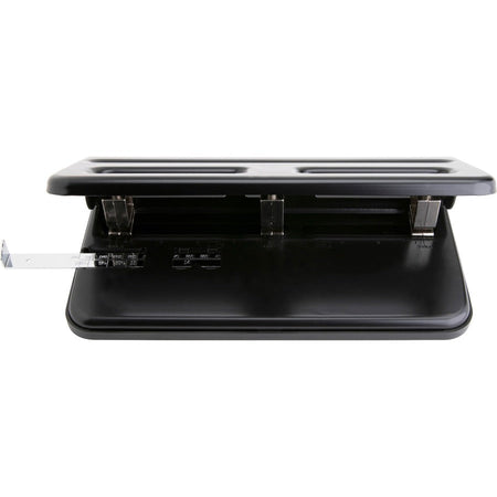 Business Source Heavy-duty 3-hole Punch - Front
