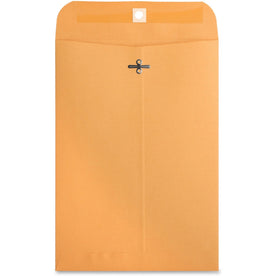 Business Source Heavy-duty Clasp Envelopes - #75 - 7.5’’ x 10.5’’ - 28 lb - Kraft - 100/Box