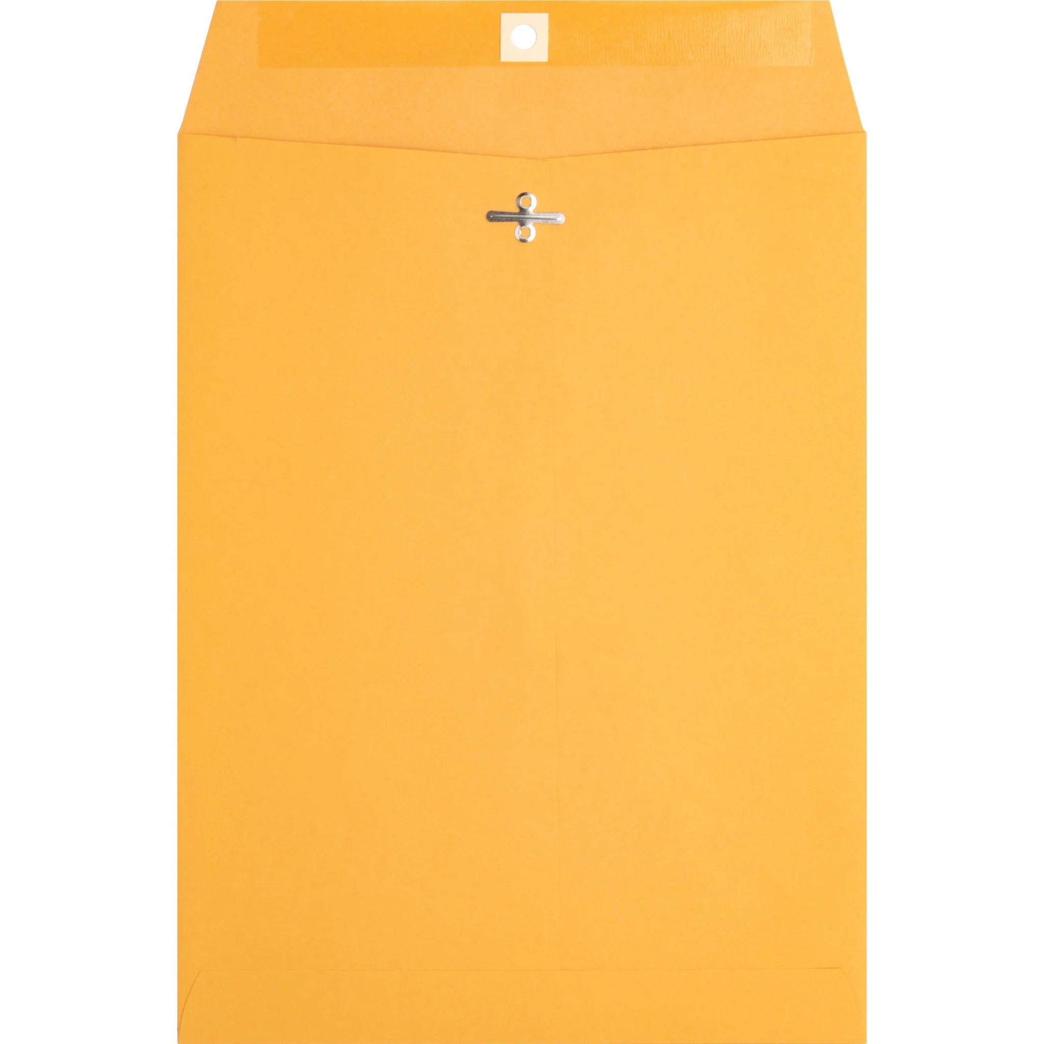 Business Source Heavy-duty Clasp Envelopes - #90 - 9x12 - 28 lb - Kraft - 100/Box