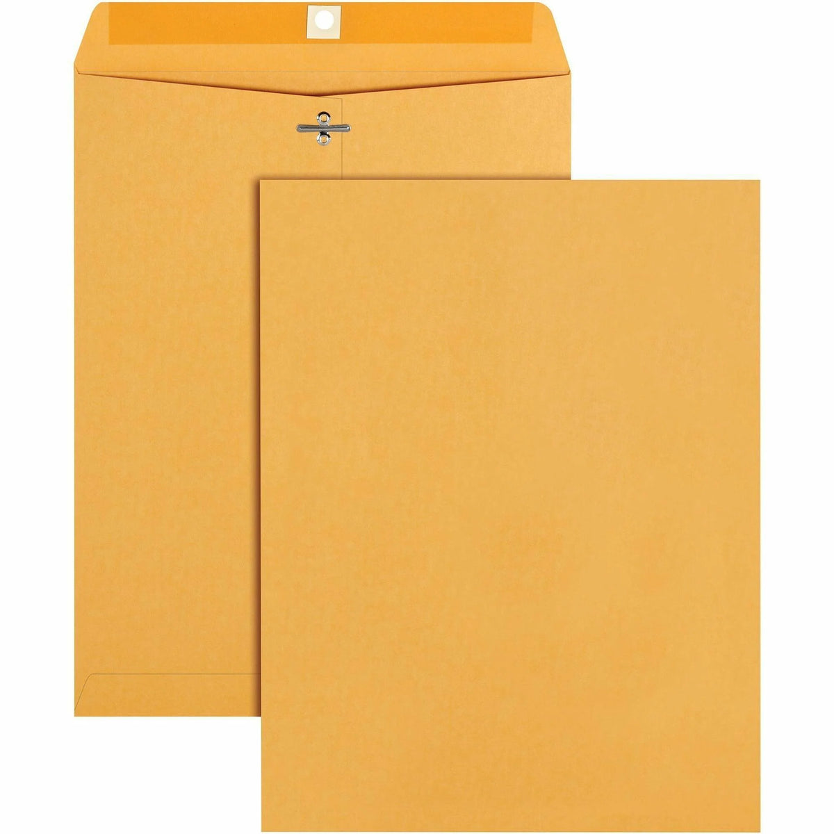 Business Source Heavy-duty Clasp Envelopes - #93 - 9.5’’ x 12.5’’ - 28 lb - Kraft - 100/Box