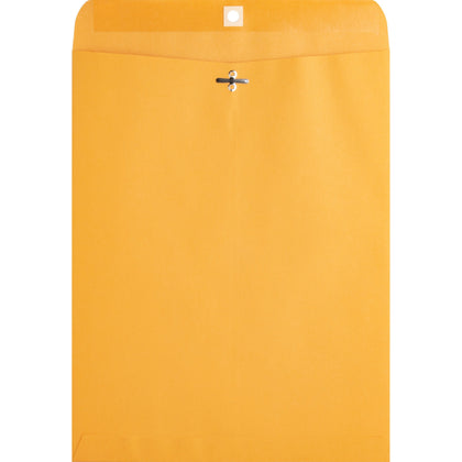 Business Source Heavy-duty Clasp Envelopes - #97 - 10x13 - 28 lb - Kraft - 100/Box