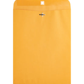 Business Source Heavy-duty Clasp Envelopes - #97 - 10x13 - 28 lb - Kraft - 100/Box