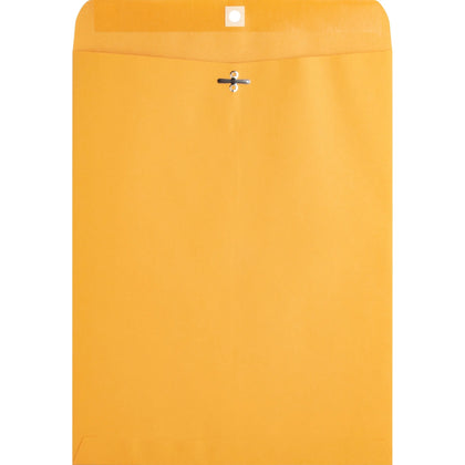 Business Source Heavy-duty Clasp Envelopes - #97 - 10x13 - 28 lb - Kraft - 100/Box