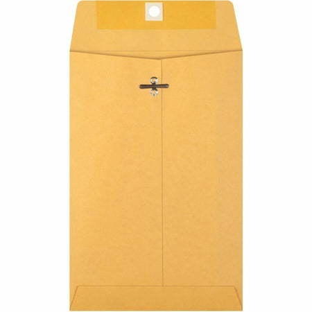 Business Source Heavy-duty Metal Clasp Envelopes - Rear