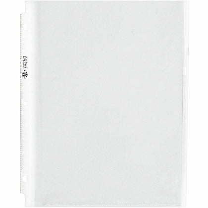Business Source Heavy-duty Sheet Protectors: Top Loading Clear 8.5’’ x 4 mil - 25/Pack - Protectors