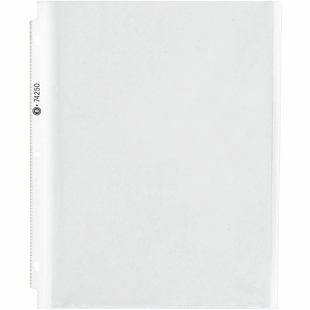 Business Source Heavy-duty Sheet Protectors: Top Loading Clear 8.5’’ x 4 mil - 25/Pack - Protectors