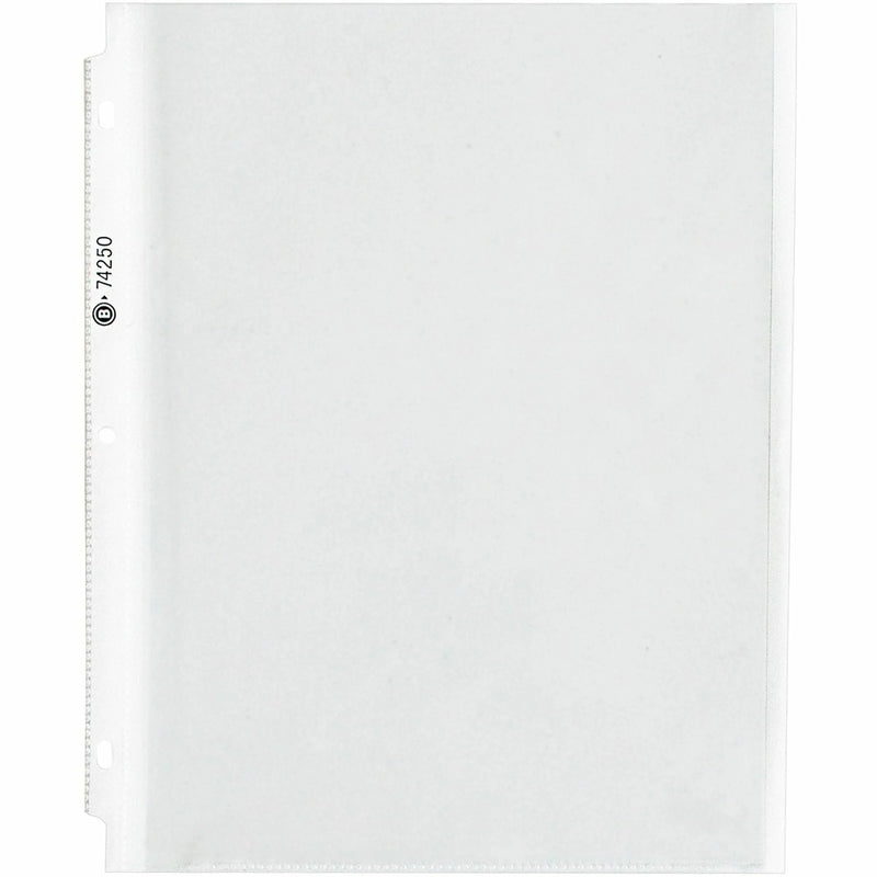 Business Source Heavy-duty Sheet Protectors: Top Loading Clear 8.5’’ x 4 mil - 25/Pack - Protectors