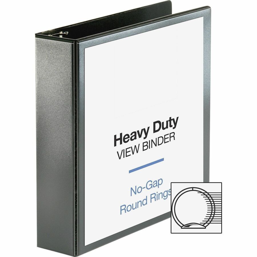 Business Source Heavy-duty View Binder - Alternate-Image3