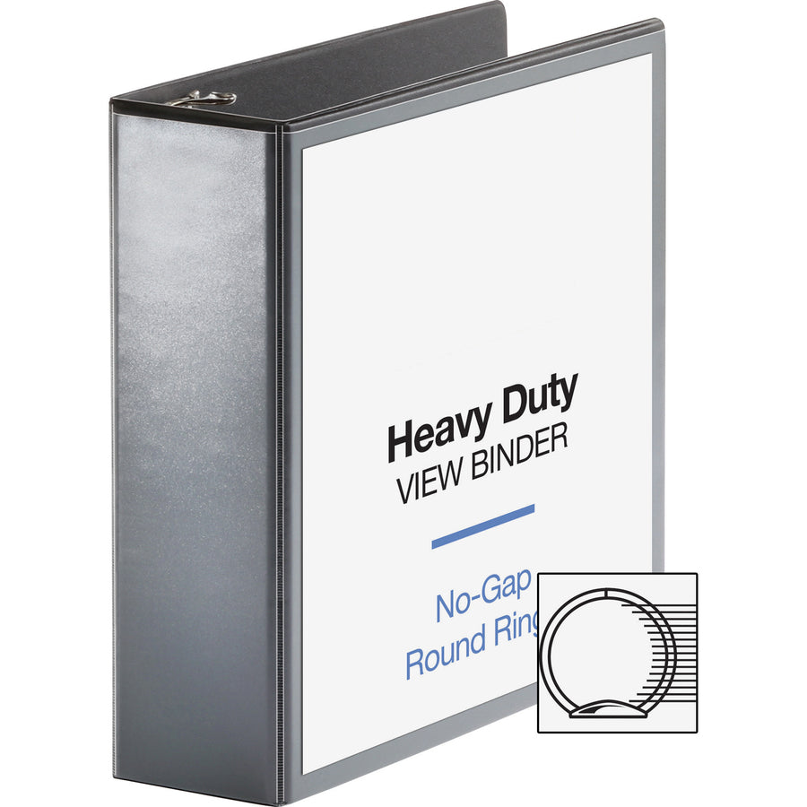 Business Source Heavy-duty View Binder - Alternate-Image1
