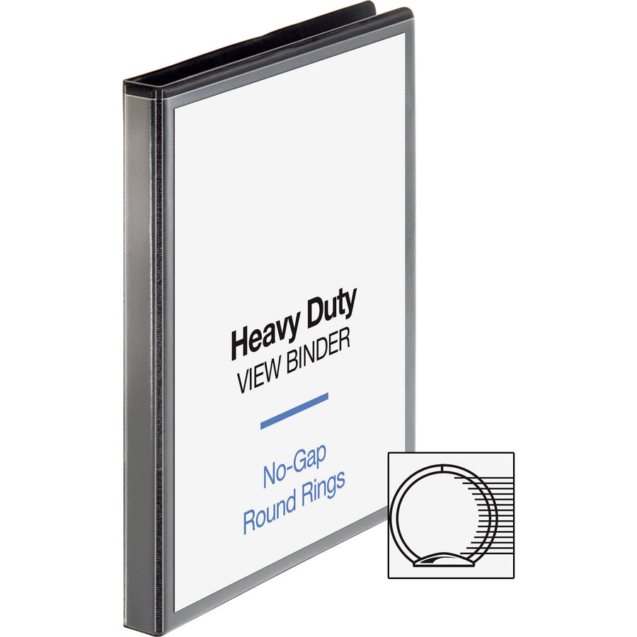 Business Source Heavy-duty View Binder - Alternate-Image1
