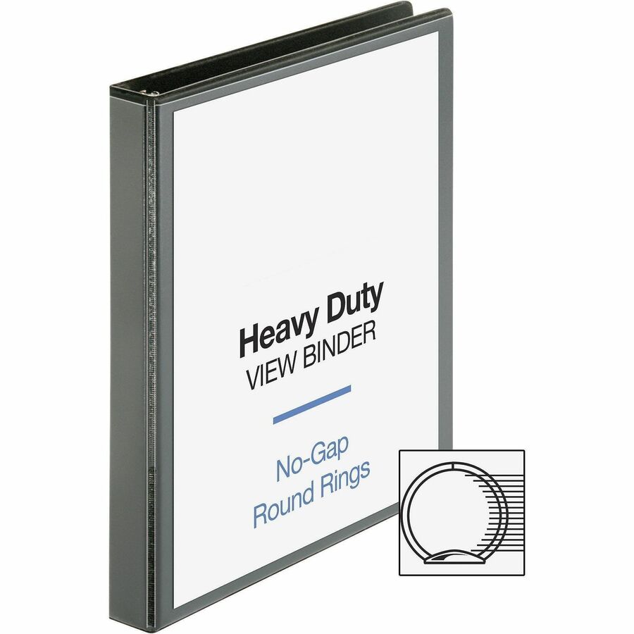 Business Source Heavy-duty View Binder - Alternate-Image3