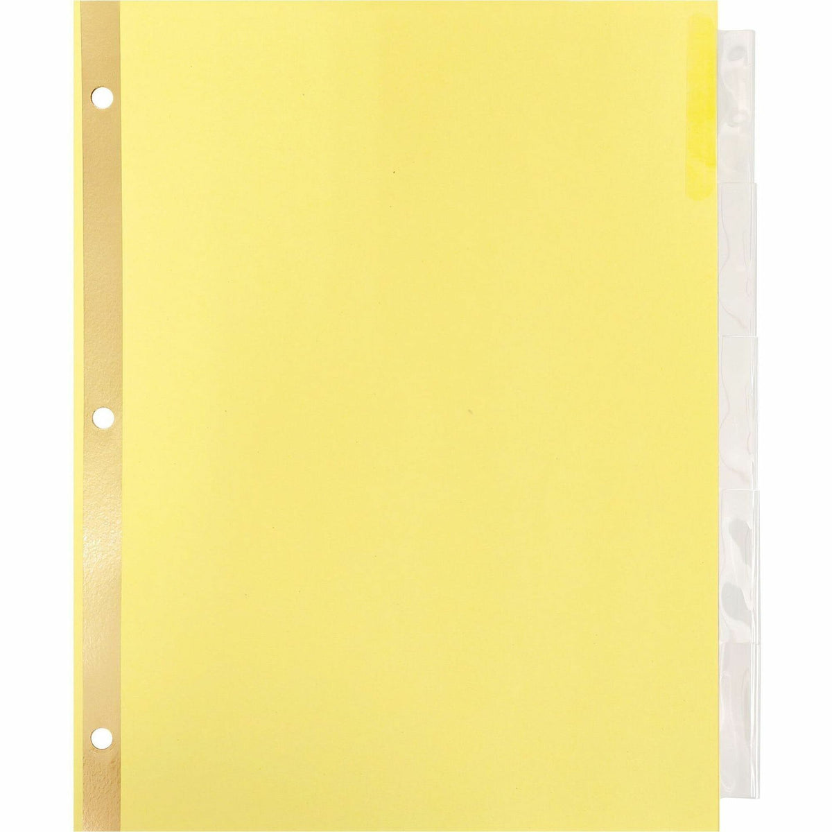 Business Source Insertable 5-Tab Ring Binder Indexes - 2000