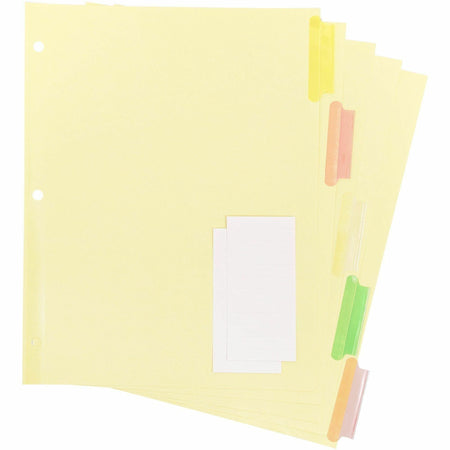 Business Source Insertable Tab Ring Binder Indexes - 2000