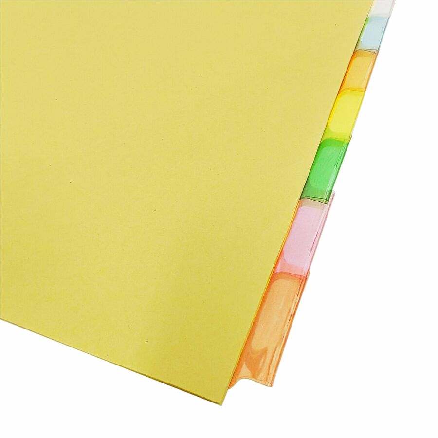 Business Source Insertable Tab Ring Binder Indexes - Bottom