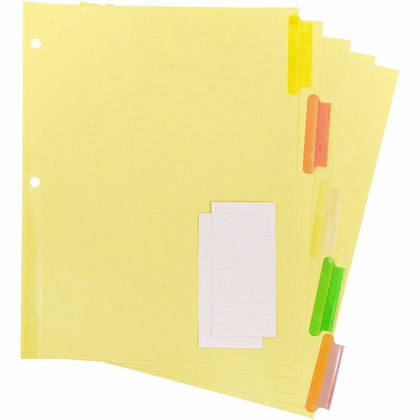 Business Source Insertable Tab Ring Binder Indexes - Organize Your Documents Efficiently - Index Divider